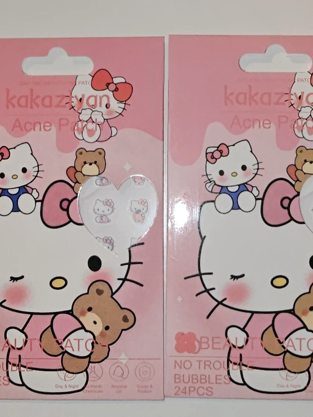 Hello Kitty Pink Acne Patch Pack - Set Of 2 (24 Pcs Each) - Picture 2 of 3